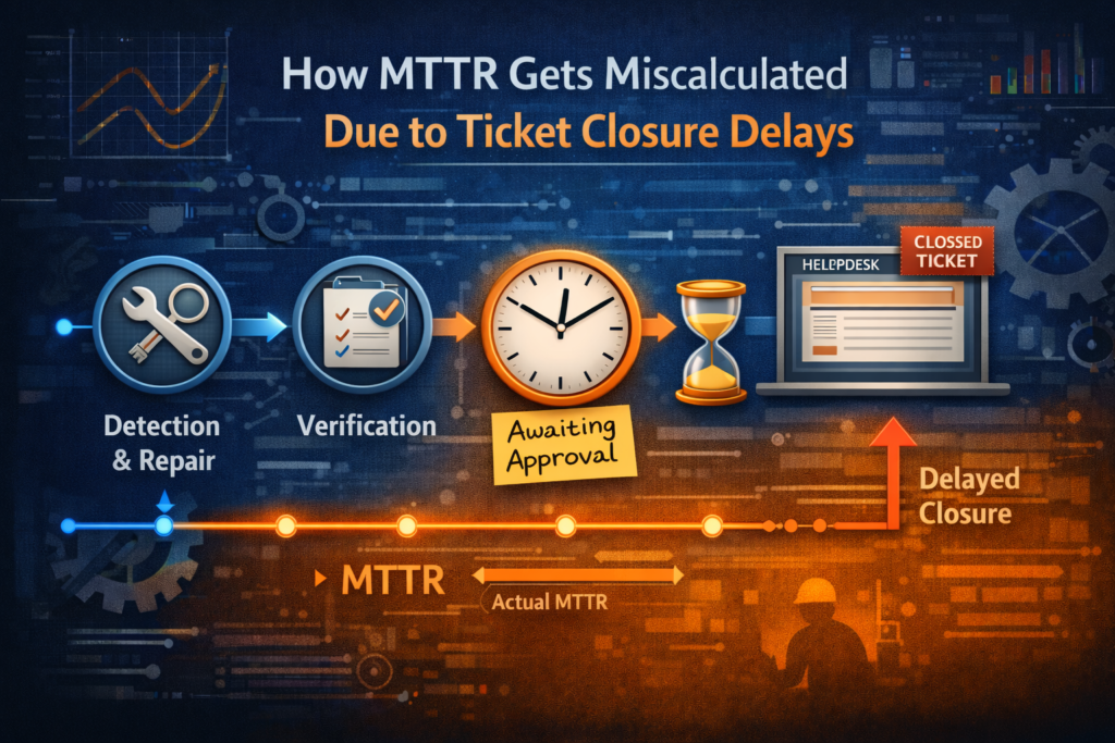 The Anatomy of MTTR What Drives It and How to Improve It - How MTTR Gets Miscalculated Due to Ticket Closure Delays