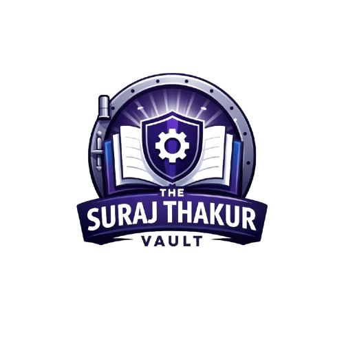 The Suraj Thakur Vault Logo