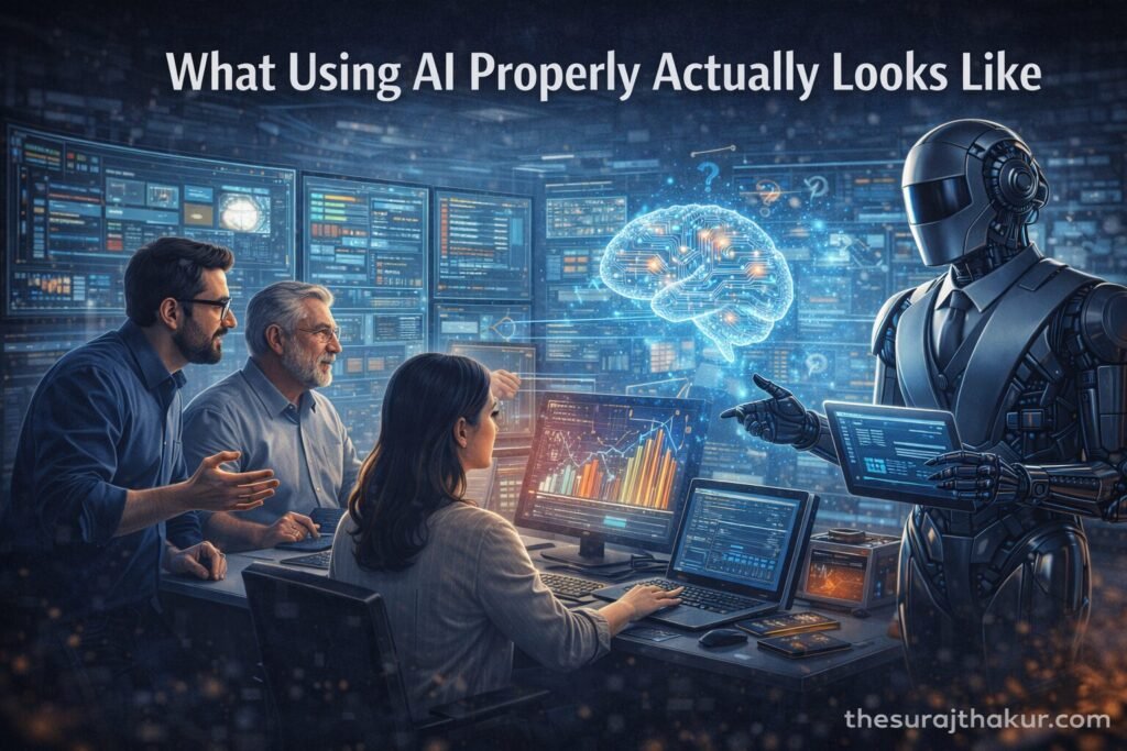 What Using AI Properly Actually Looks Like - AI is Not Your Employee. Think of It as a Second Brain