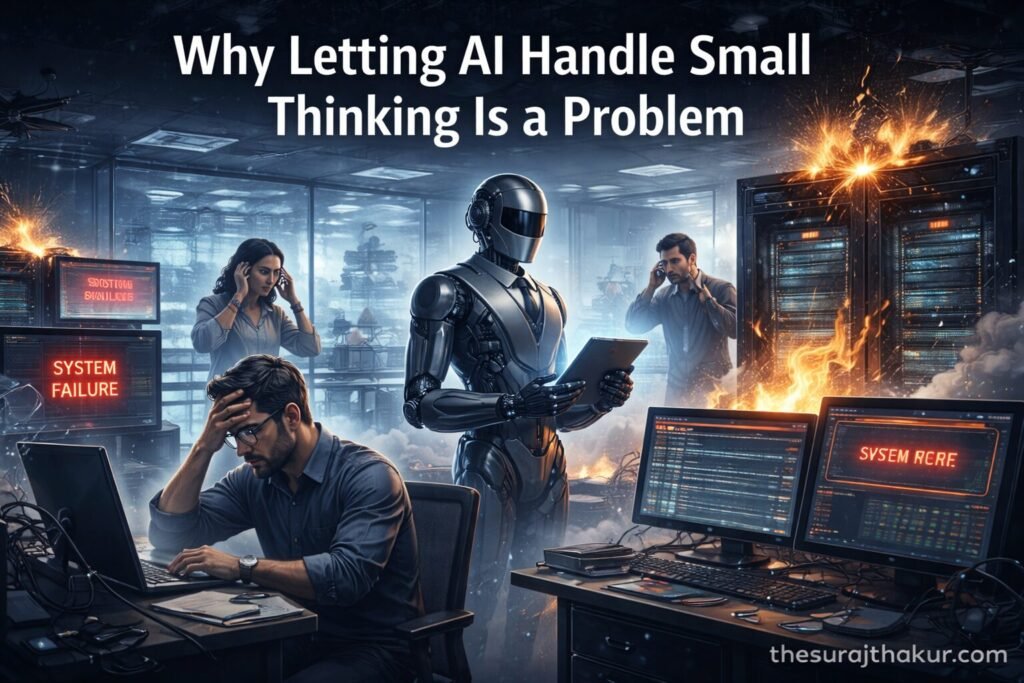 Why Letting AI Handle Small Thinking Is a Problem - AI is Not Your Employee. Think of It as a Second Brain