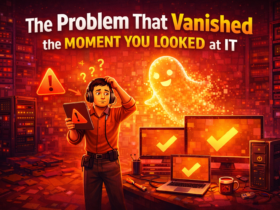 the problem that vanished the moment you looked at it